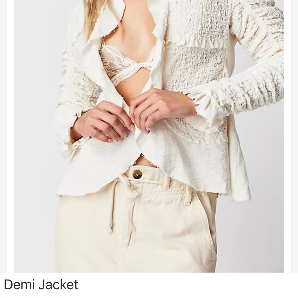 Free People Cream Demi Jacket